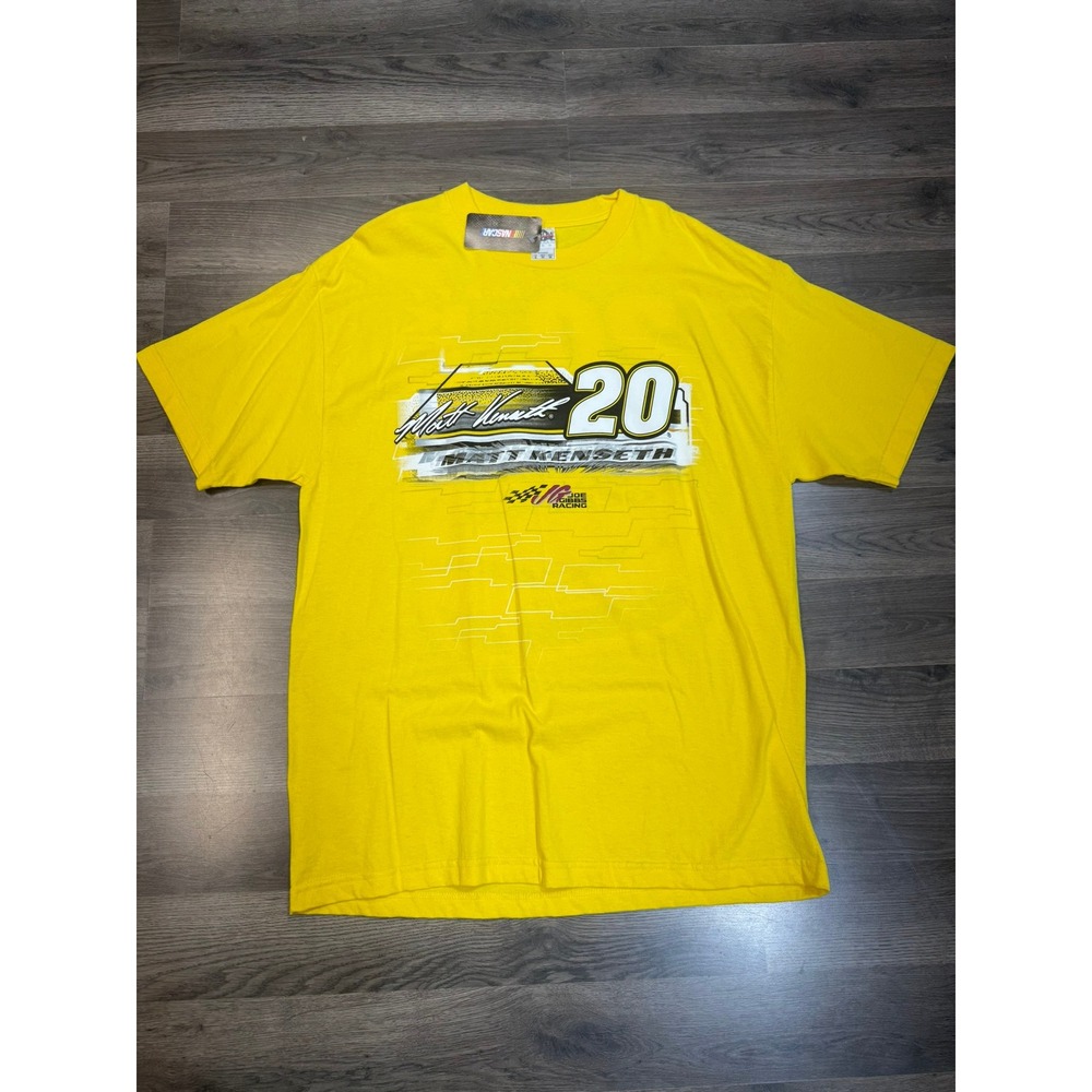 NASCAR Matt Kenseth Joe Gibbs Racing #20 Dollar General Yellow T-Shirt XL NWT